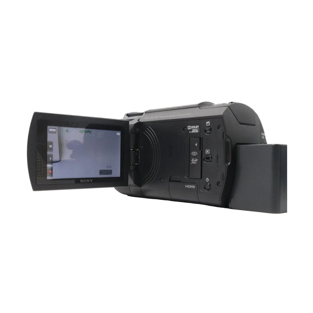 Sony FDR-AX45 4K Handycam Camcorder - side