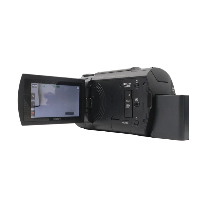 Sony FDR-AX45 4K Handycam Camcorder - side