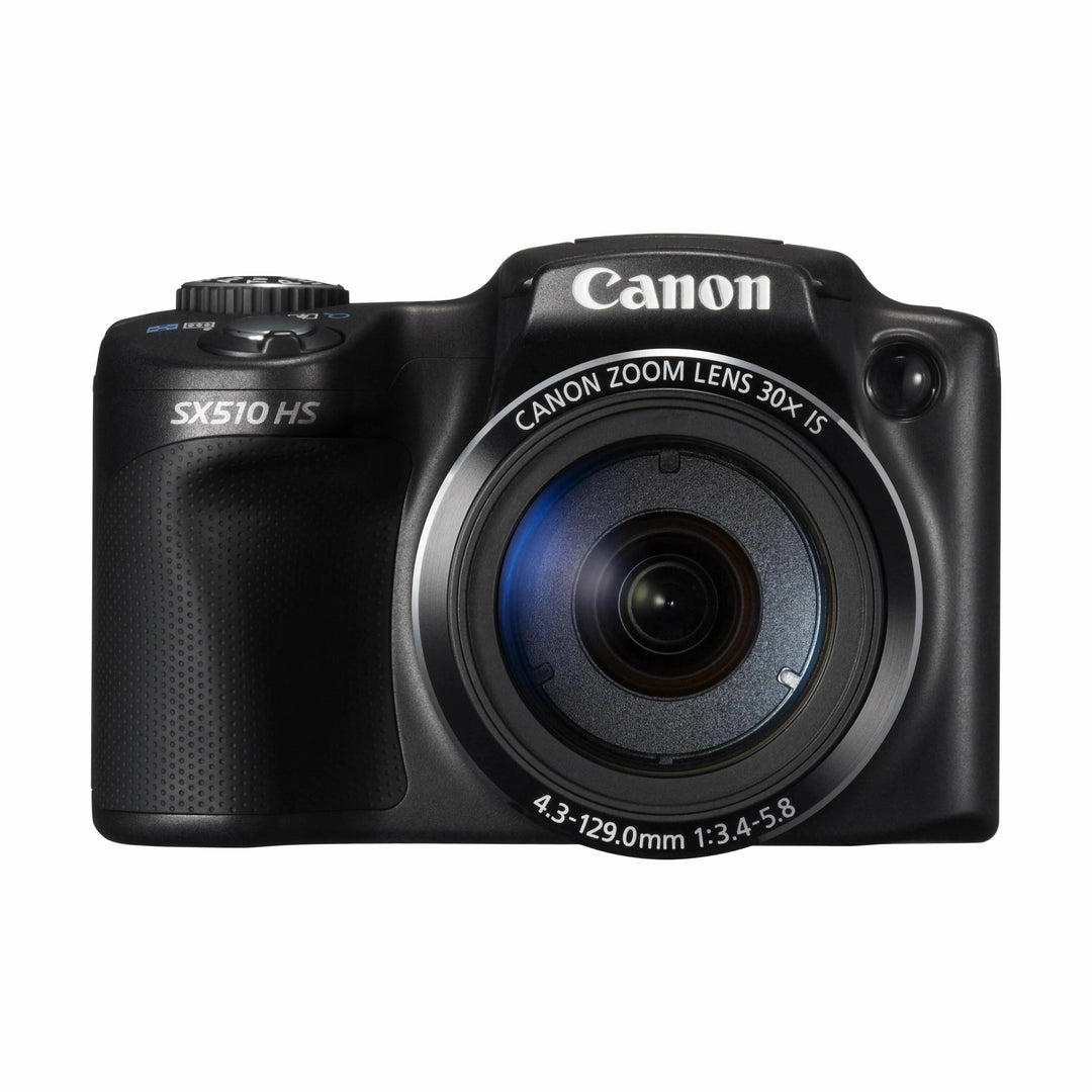 Canon PowerShot SX510 HS black digital camera with 30x optical zoom lens at ClubCamera.com