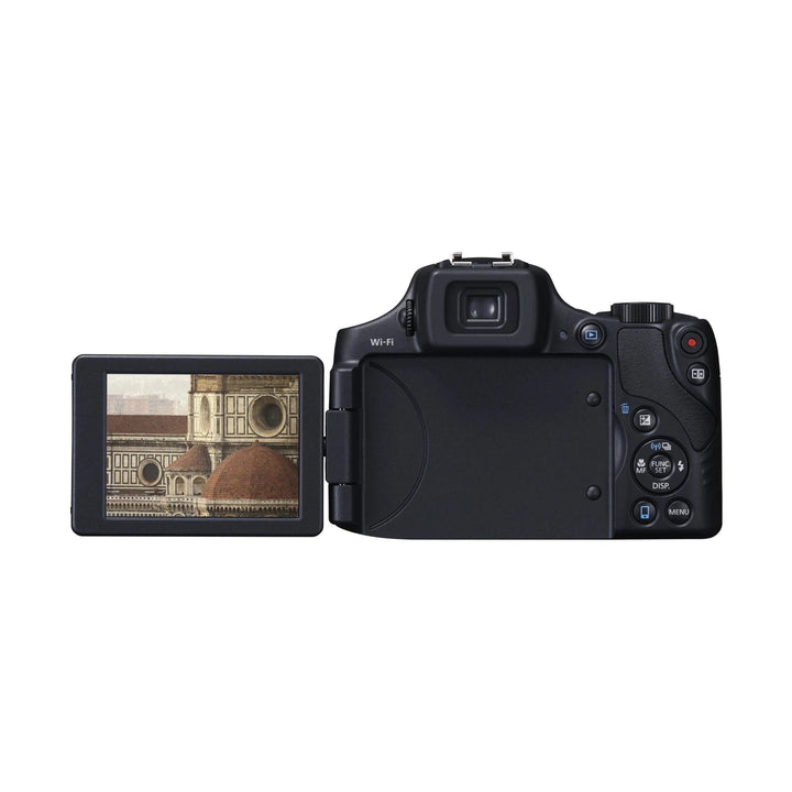 ClubCamera.com Canon PowerShot SX60 HS articulating screen displaying Florence Cathedral architecture