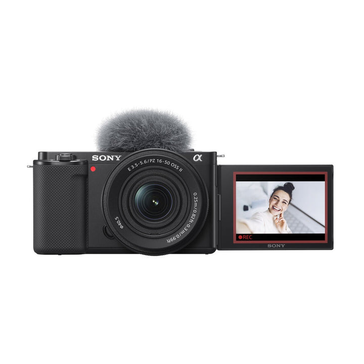 Sony ZV-E10 Mirrorless Camera with 16-50mm II Lens - front