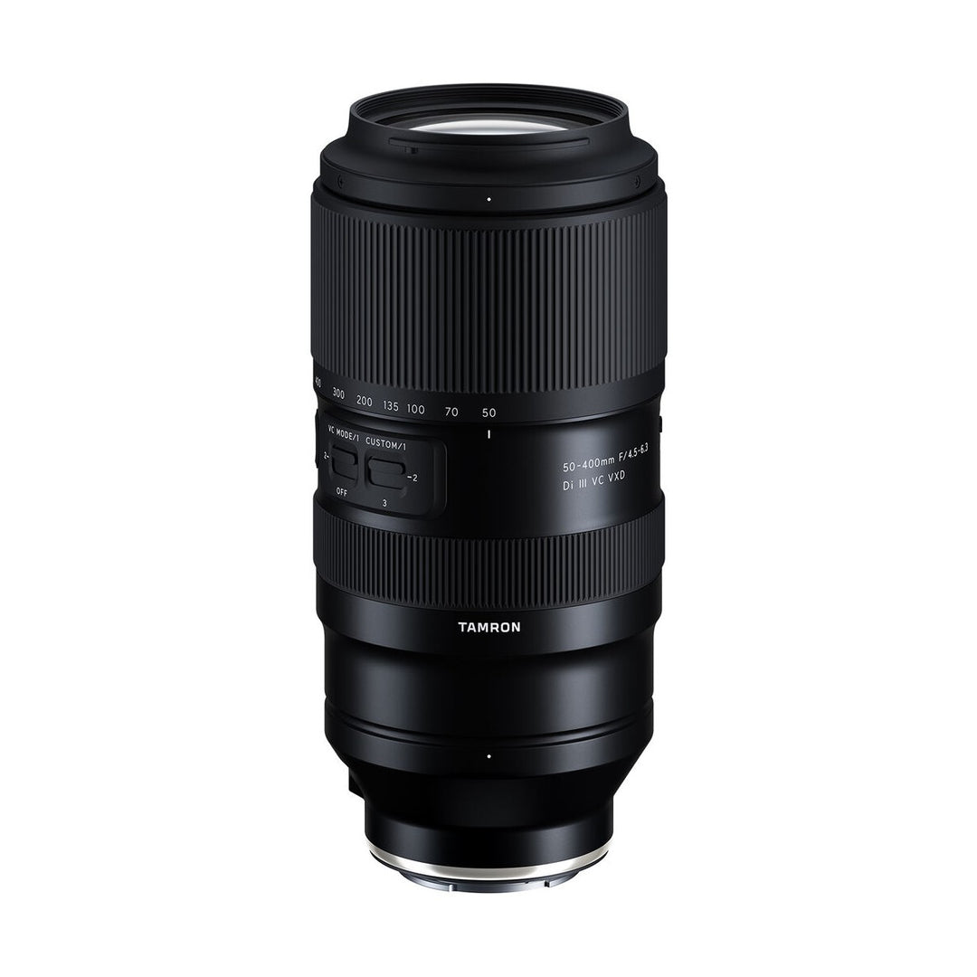 Tamron 50-400mm f/4.5-6.3 Di III VC VXD Lens (Sony E) - front